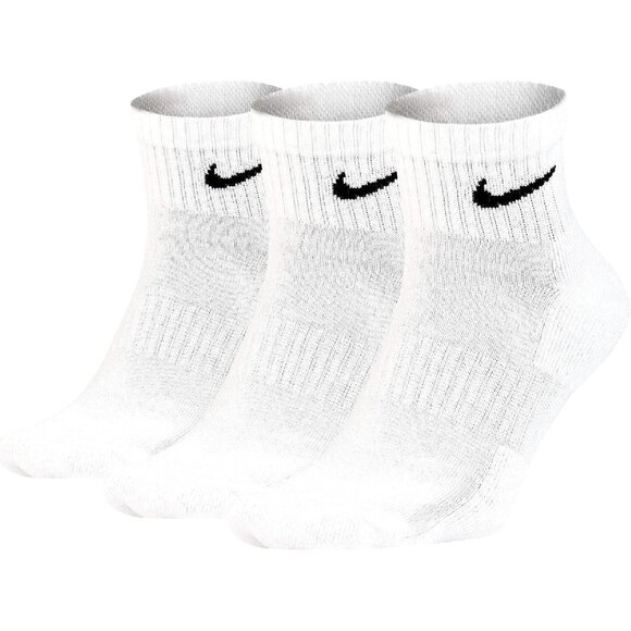 🆕Men's & Women's White/Black Ankle Socks, Sweat-Wicking Technology - Picture 1 of 1